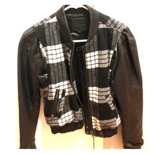 NWOT [BLANK NYC] Leather Bomber Jacket